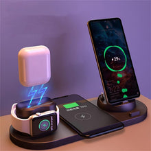 Load image into Gallery viewer, 6 in 1 Wireless Charger Dock Station for iPhone/Android/Type-C USB Phones - Buyingspot