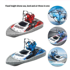 2.4G Remote Control Triphibian Drone Quadcopter Boat Vehicle Toy - Buyingspot