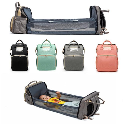 Baby Folding Bed and Travel Diaper Bag - Buyingspot