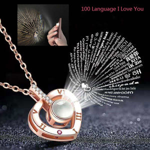 Forever Rose Box with Surprise 100 Languages I Love you Necklace - Buyingspot