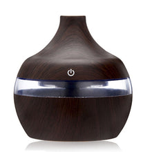 Cargar imagen en el visor de la galería, Wood Grain Ultrasonic Electric Essential Oil Diffuser - Buyingspot