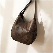Load image into Gallery viewer, Luxury Vegan Soft Leather Vintage Tote Bag - Buyingspot