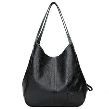 Load image into Gallery viewer, Luxury Vegan Soft Leather Vintage Tote Bag - Buyingspot