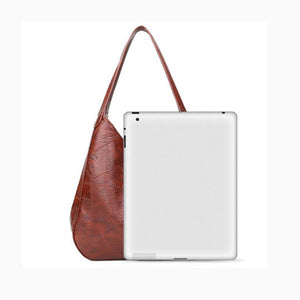 Luxury Vegan Soft Leather Vintage Tote Bag - Buyingspot